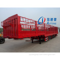 China Manufacturer CCC ISO 3 Axles Box Stake Truck Trailer